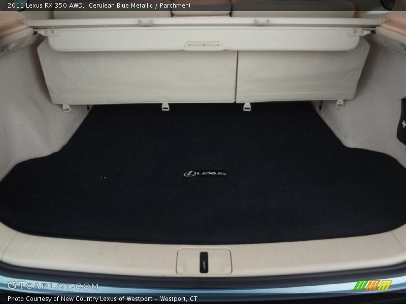 Cerulean Blue Metallic / Parchment 2011 Lexus RX 350 AWD