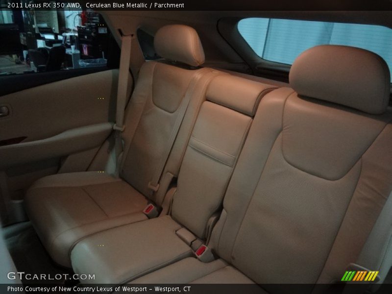 Cerulean Blue Metallic / Parchment 2011 Lexus RX 350 AWD