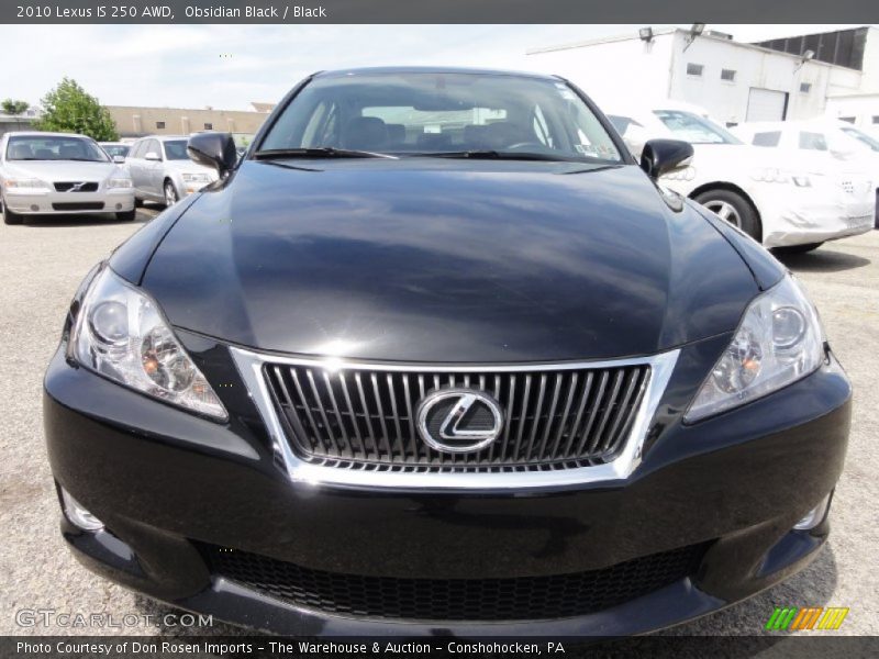 Obsidian Black / Black 2010 Lexus IS 250 AWD