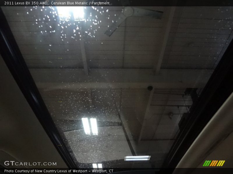 Cerulean Blue Metallic / Parchment 2011 Lexus RX 350 AWD