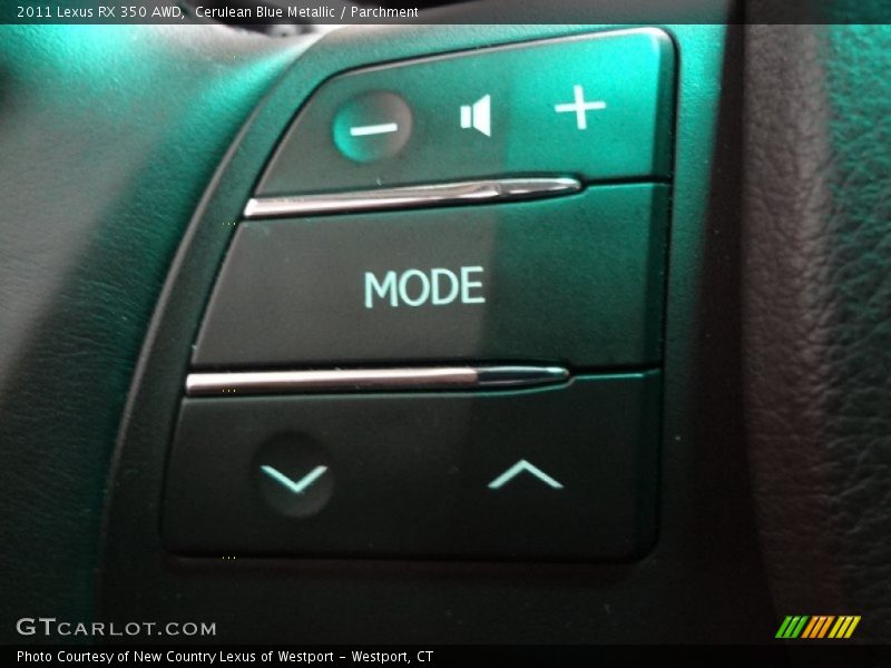 Cerulean Blue Metallic / Parchment 2011 Lexus RX 350 AWD