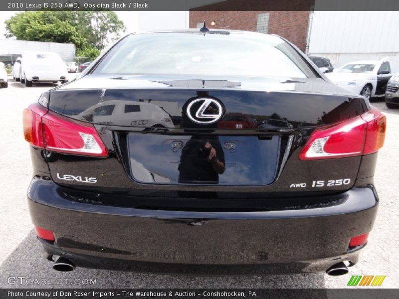 Obsidian Black / Black 2010 Lexus IS 250 AWD