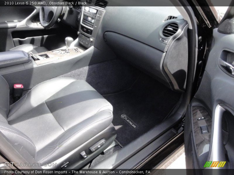 Obsidian Black / Black 2010 Lexus IS 250 AWD