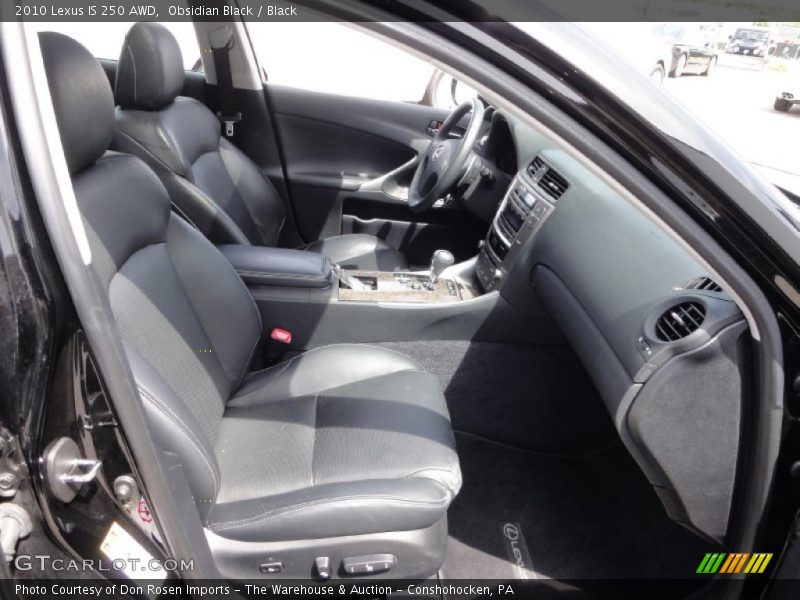 Obsidian Black / Black 2010 Lexus IS 250 AWD