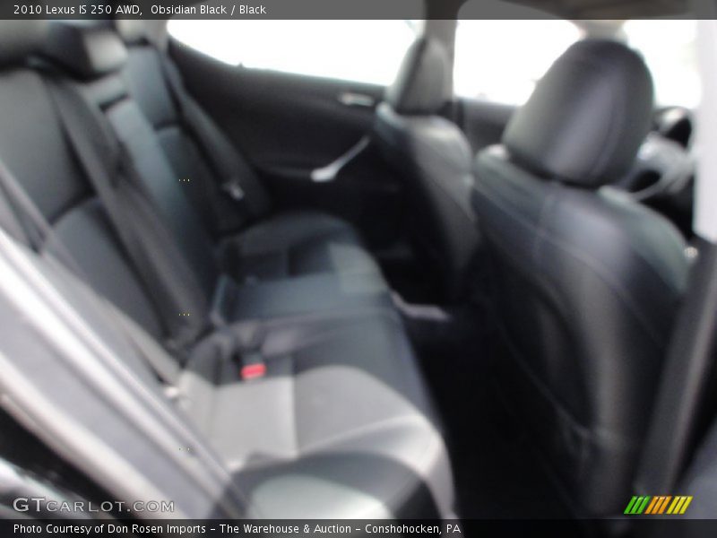 Obsidian Black / Black 2010 Lexus IS 250 AWD