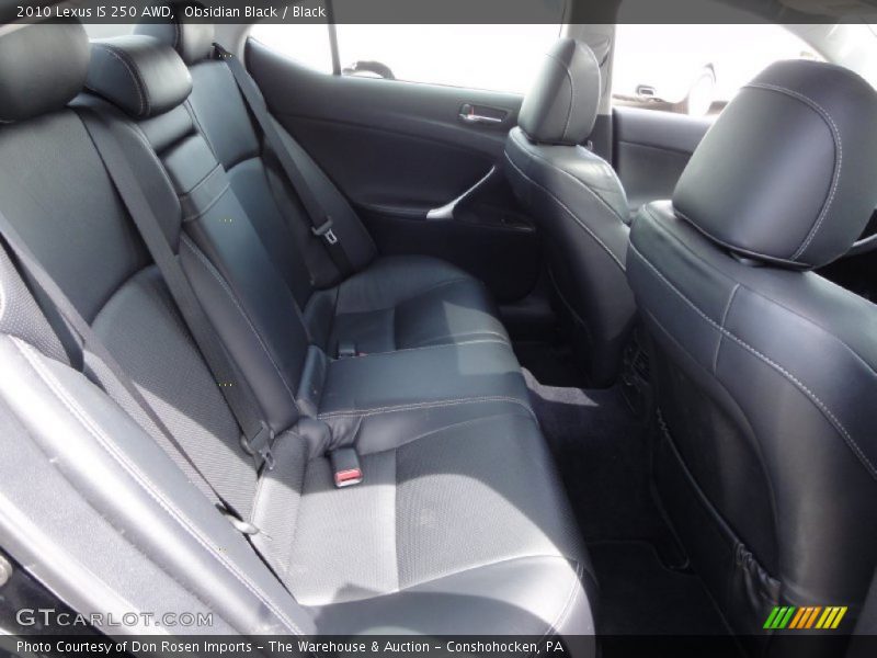 Obsidian Black / Black 2010 Lexus IS 250 AWD