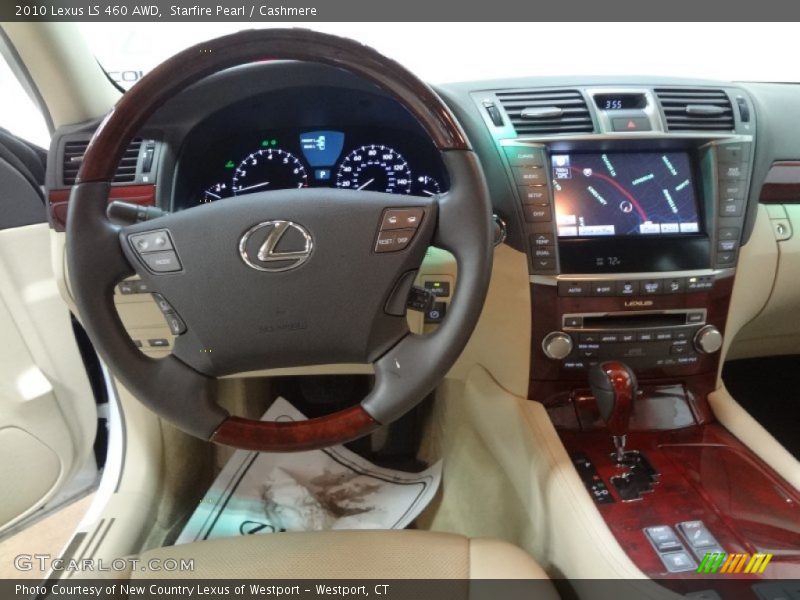 Starfire Pearl / Cashmere 2010 Lexus LS 460 AWD