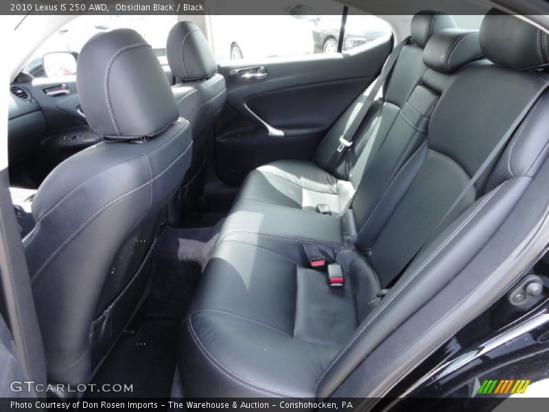 Obsidian Black / Black 2010 Lexus IS 250 AWD