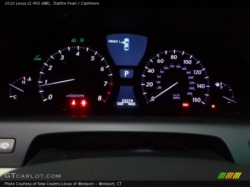 Starfire Pearl / Cashmere 2010 Lexus LS 460 AWD