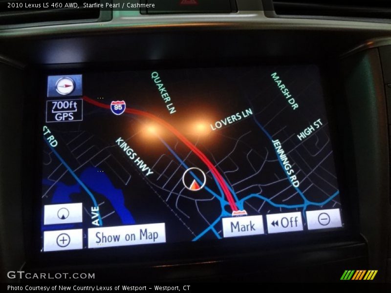 Starfire Pearl / Cashmere 2010 Lexus LS 460 AWD