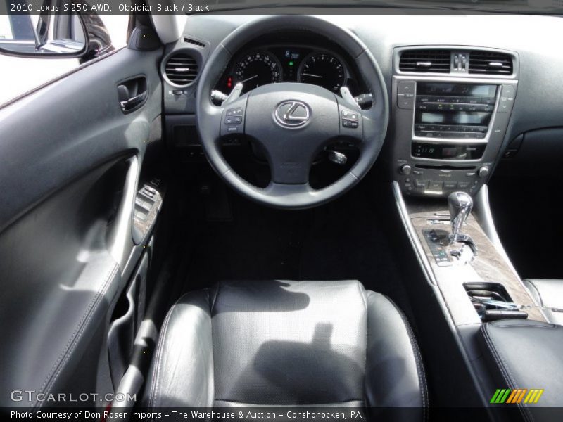 Obsidian Black / Black 2010 Lexus IS 250 AWD