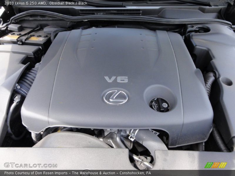 Obsidian Black / Black 2010 Lexus IS 250 AWD