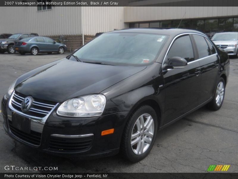 Black / Art Gray 2007 Volkswagen Jetta Wolfsburg Edition Sedan