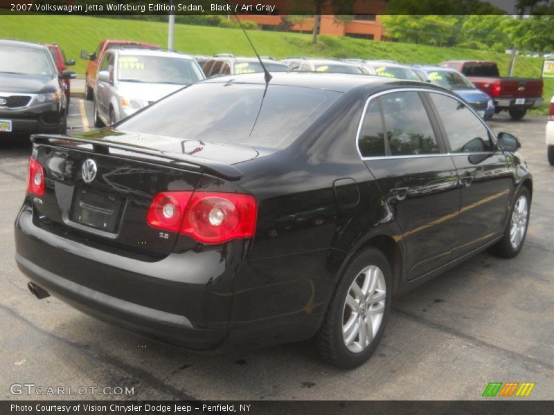 Black / Art Gray 2007 Volkswagen Jetta Wolfsburg Edition Sedan