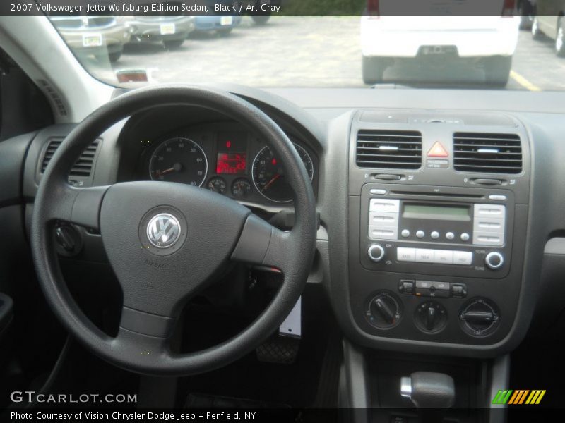 Black / Art Gray 2007 Volkswagen Jetta Wolfsburg Edition Sedan