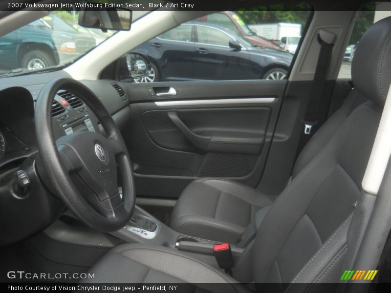 Black / Art Gray 2007 Volkswagen Jetta Wolfsburg Edition Sedan