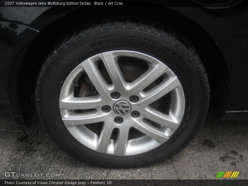 Black / Art Gray 2007 Volkswagen Jetta Wolfsburg Edition Sedan