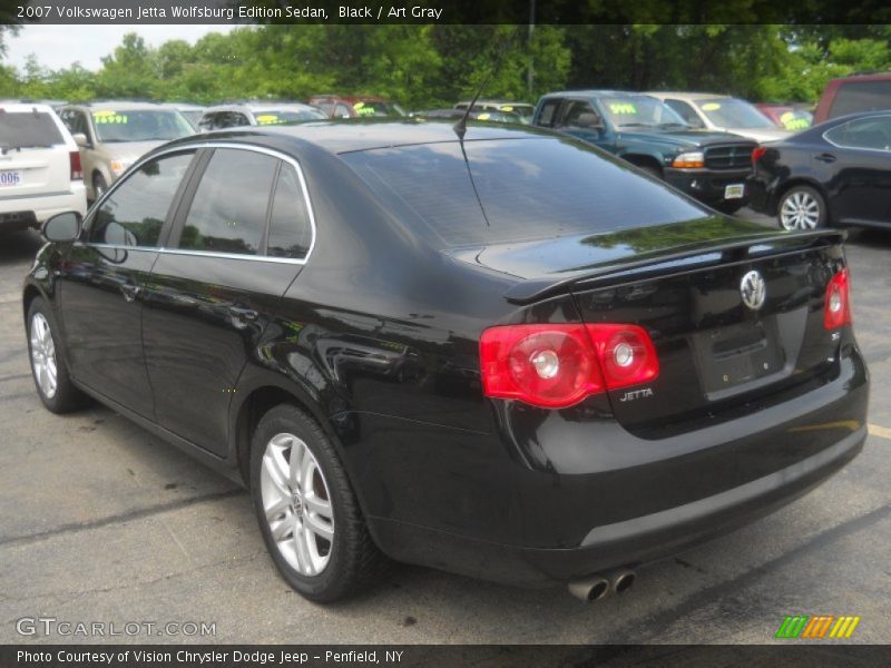 Black / Art Gray 2007 Volkswagen Jetta Wolfsburg Edition Sedan