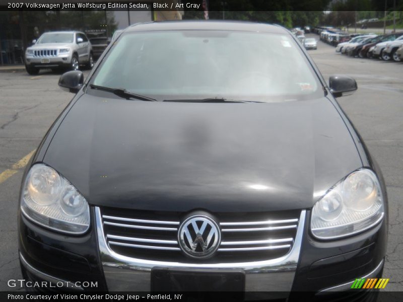 Black / Art Gray 2007 Volkswagen Jetta Wolfsburg Edition Sedan