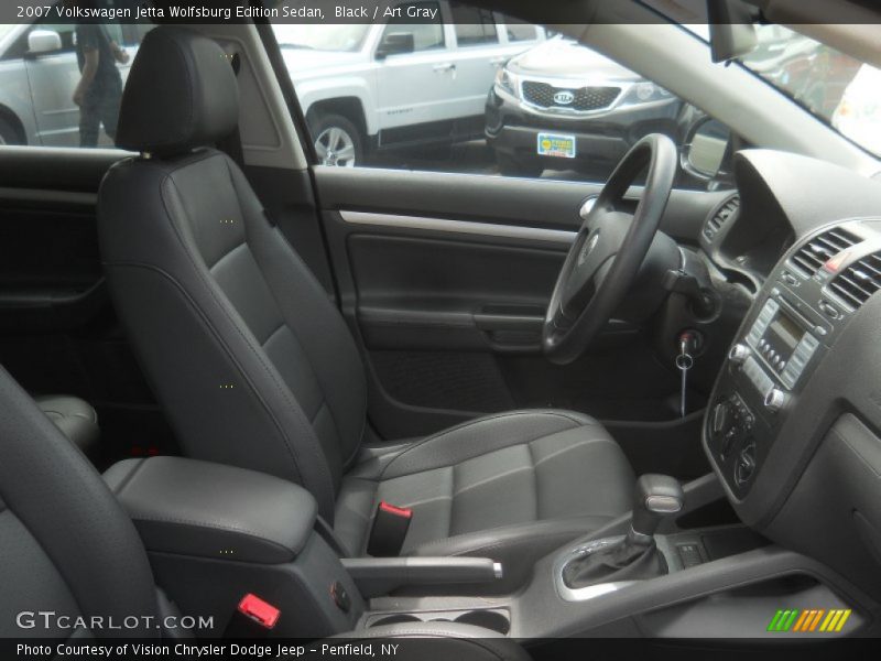 Black / Art Gray 2007 Volkswagen Jetta Wolfsburg Edition Sedan