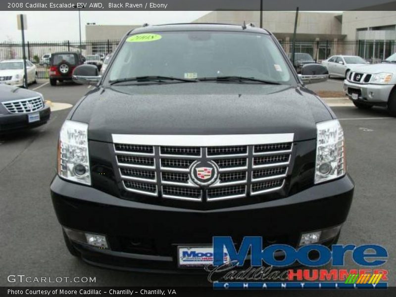 Black Raven / Ebony 2008 Cadillac Escalade ESV AWD