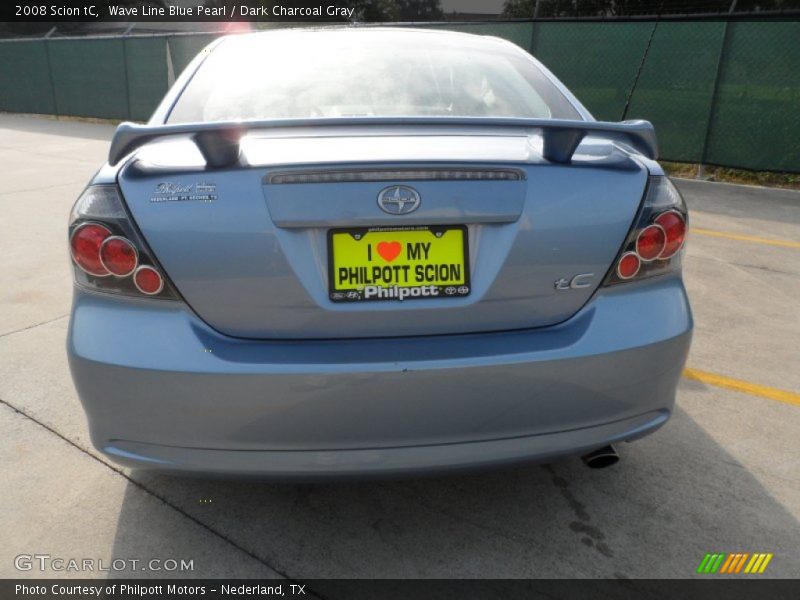 Wave Line Blue Pearl / Dark Charcoal Gray 2008 Scion tC