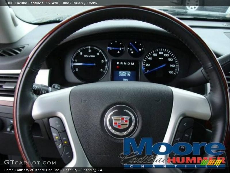 Black Raven / Ebony 2008 Cadillac Escalade ESV AWD