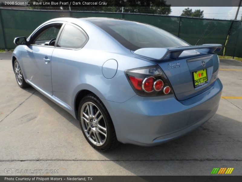 Wave Line Blue Pearl / Dark Charcoal Gray 2008 Scion tC