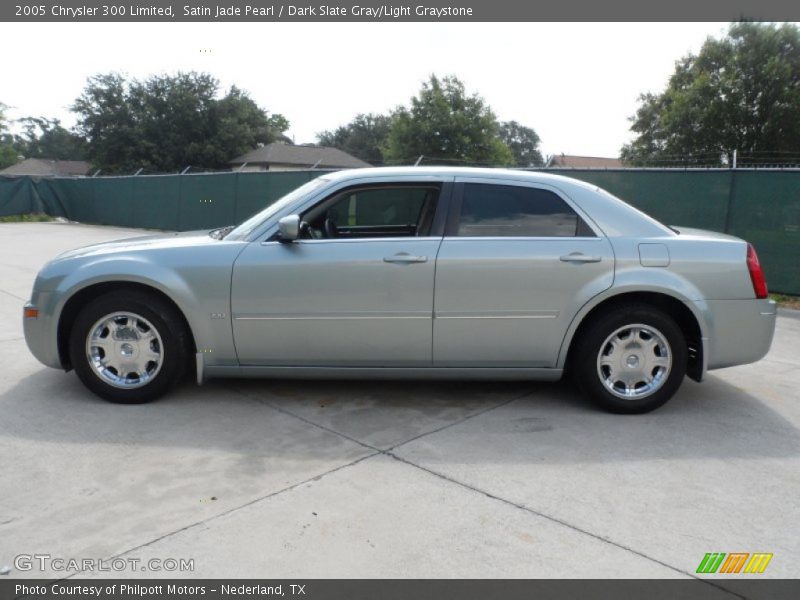 Satin Jade Pearl / Dark Slate Gray/Light Graystone 2005 Chrysler 300 Limited