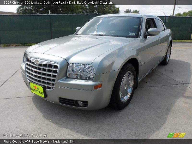 Satin Jade Pearl / Dark Slate Gray/Light Graystone 2005 Chrysler 300 Limited