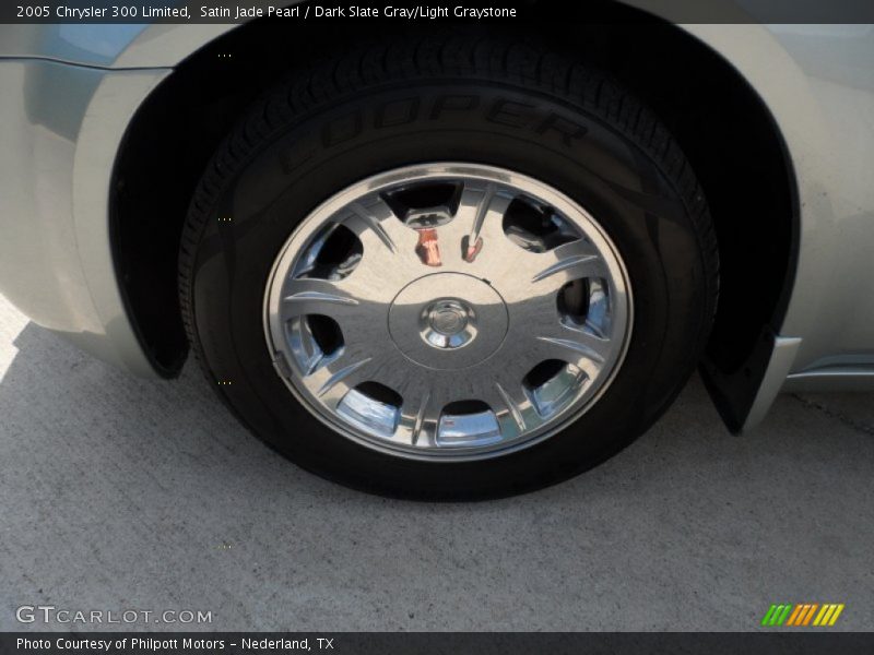 Satin Jade Pearl / Dark Slate Gray/Light Graystone 2005 Chrysler 300 Limited