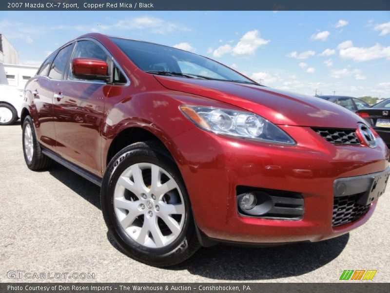 Copper Red Mica / Black 2007 Mazda CX-7 Sport