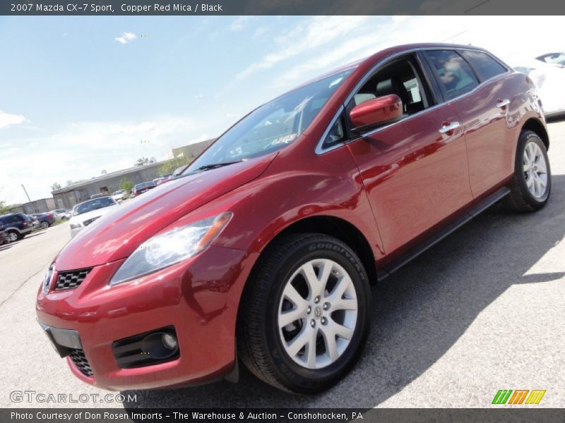 Copper Red Mica / Black 2007 Mazda CX-7 Sport