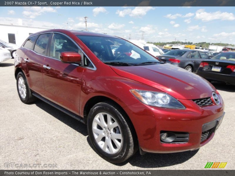 Copper Red Mica / Black 2007 Mazda CX-7 Sport
