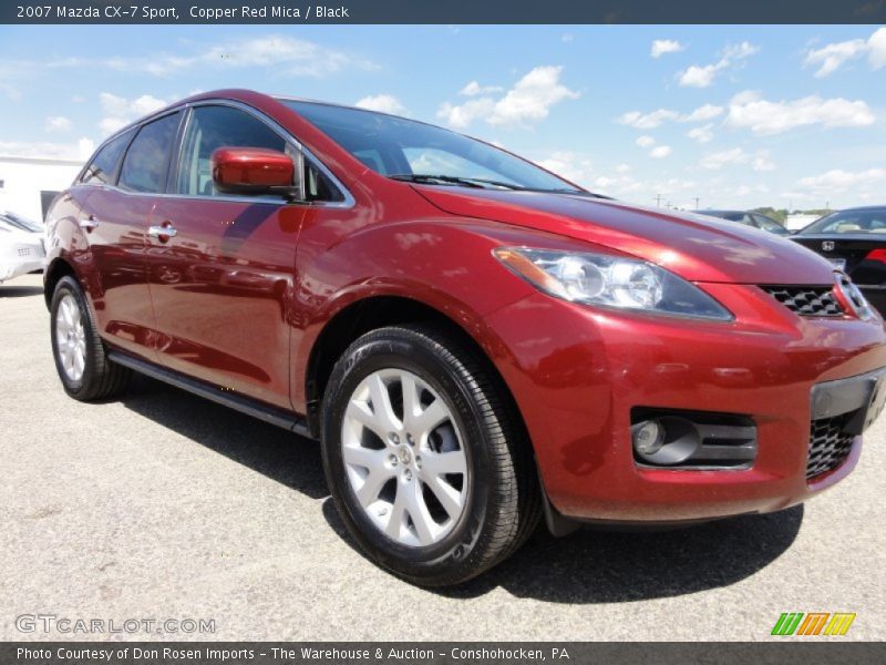 Copper Red Mica / Black 2007 Mazda CX-7 Sport