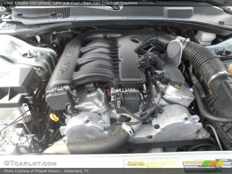 Satin Jade Pearl / Dark Slate Gray/Light Graystone 2005 Chrysler 300 Limited