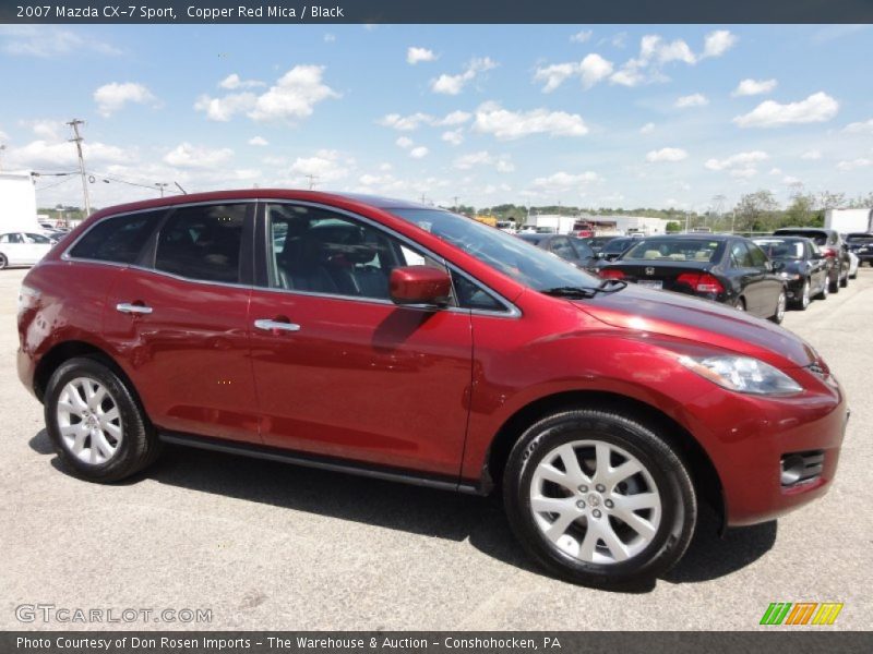 Copper Red Mica / Black 2007 Mazda CX-7 Sport