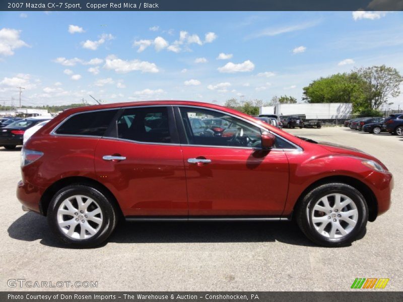 Copper Red Mica / Black 2007 Mazda CX-7 Sport