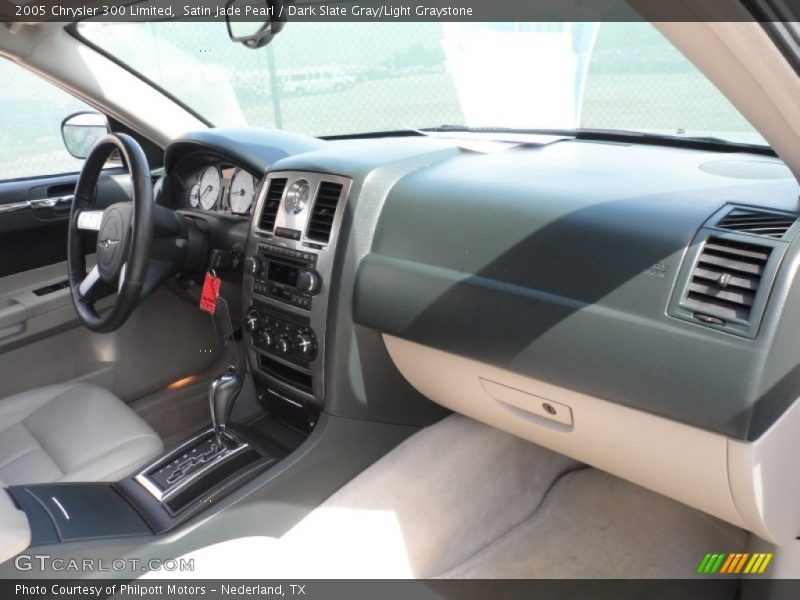 Satin Jade Pearl / Dark Slate Gray/Light Graystone 2005 Chrysler 300 Limited