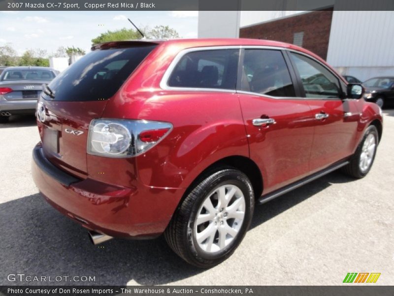 Copper Red Mica / Black 2007 Mazda CX-7 Sport