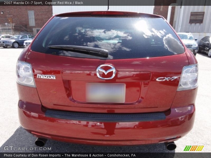 Copper Red Mica / Black 2007 Mazda CX-7 Sport