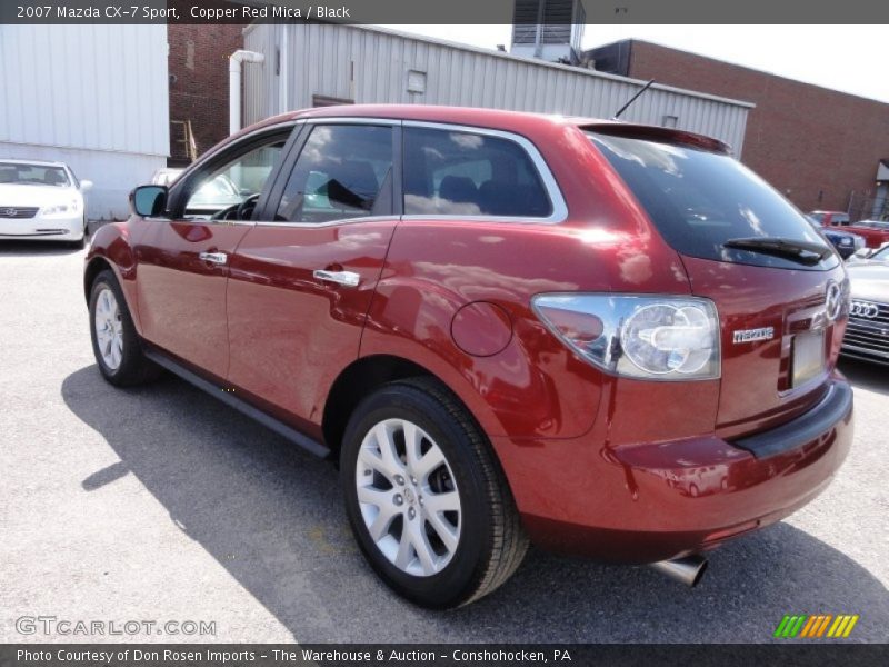 Copper Red Mica / Black 2007 Mazda CX-7 Sport
