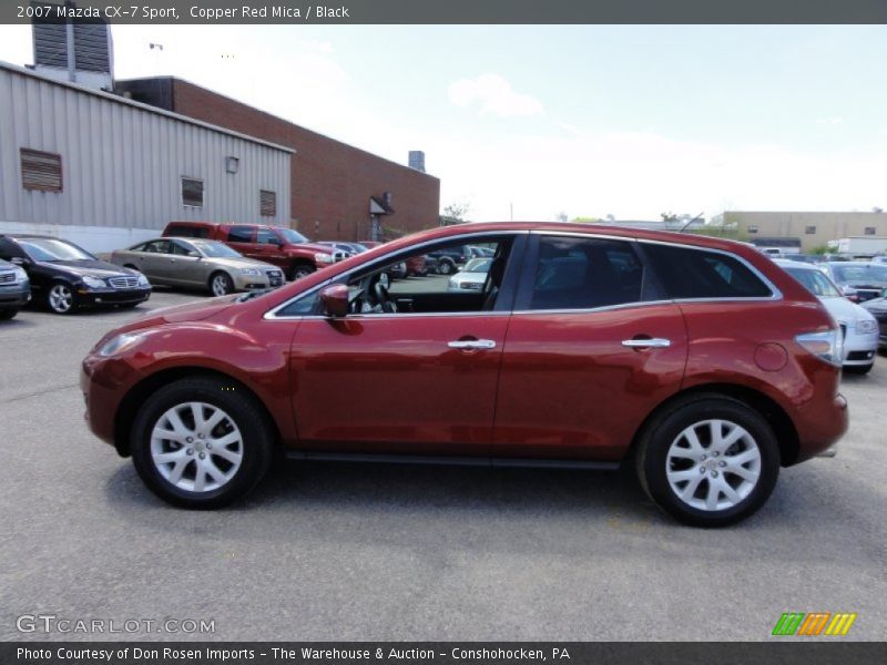 Copper Red Mica / Black 2007 Mazda CX-7 Sport