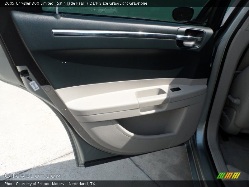 Satin Jade Pearl / Dark Slate Gray/Light Graystone 2005 Chrysler 300 Limited