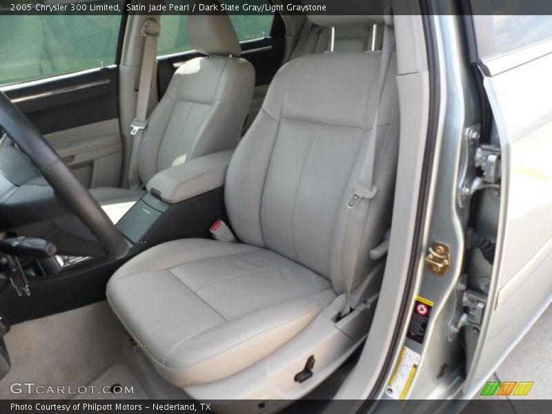 Satin Jade Pearl / Dark Slate Gray/Light Graystone 2005 Chrysler 300 Limited