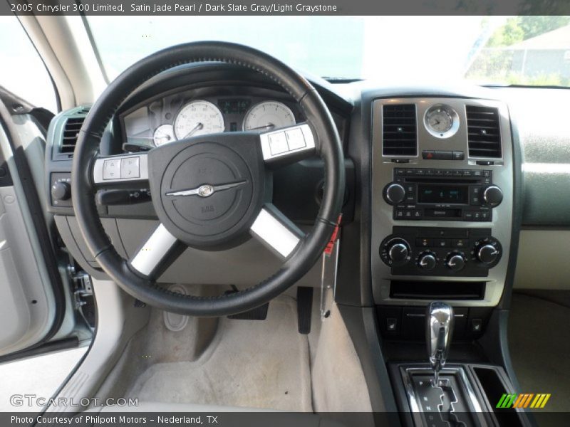 Satin Jade Pearl / Dark Slate Gray/Light Graystone 2005 Chrysler 300 Limited