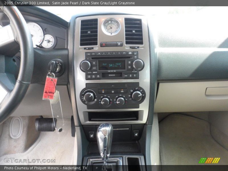 Satin Jade Pearl / Dark Slate Gray/Light Graystone 2005 Chrysler 300 Limited