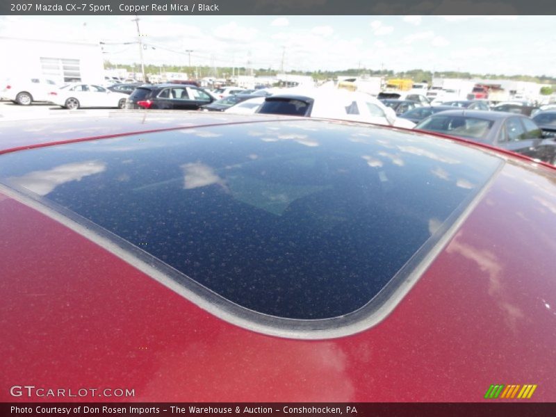 Copper Red Mica / Black 2007 Mazda CX-7 Sport