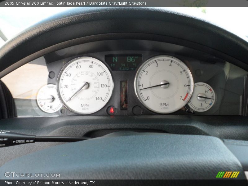 Satin Jade Pearl / Dark Slate Gray/Light Graystone 2005 Chrysler 300 Limited