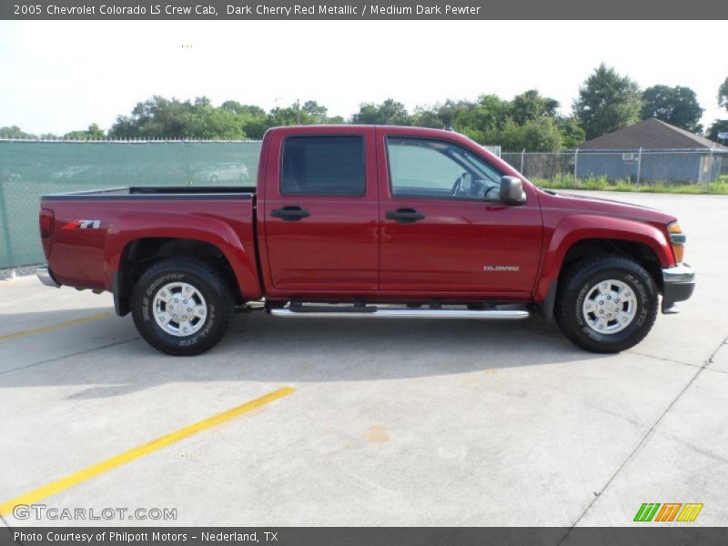 Dark Cherry Red Metallic / Medium Dark Pewter 2005 Chevrolet Colorado LS Crew Cab